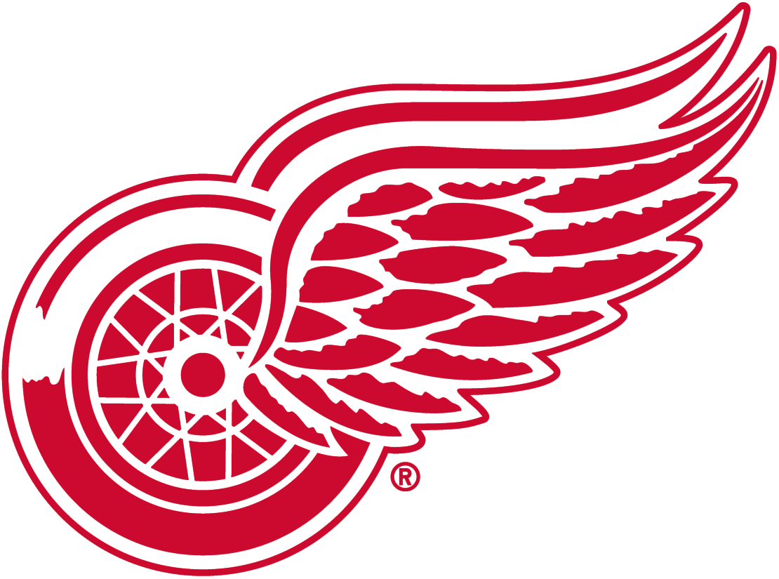 Detroit Red Wings logos iron-ons